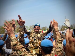 DFC MINUSCA Mayjen TNI M Asmi Hadiri dan Pimpin Medal Parade untuk Kontingen Pakistan