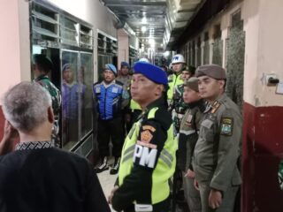 Subdenpom V/3-6 Bersama TNI, Polri, dan Satpol PP Gelar Razia Penyakit Masyarakat